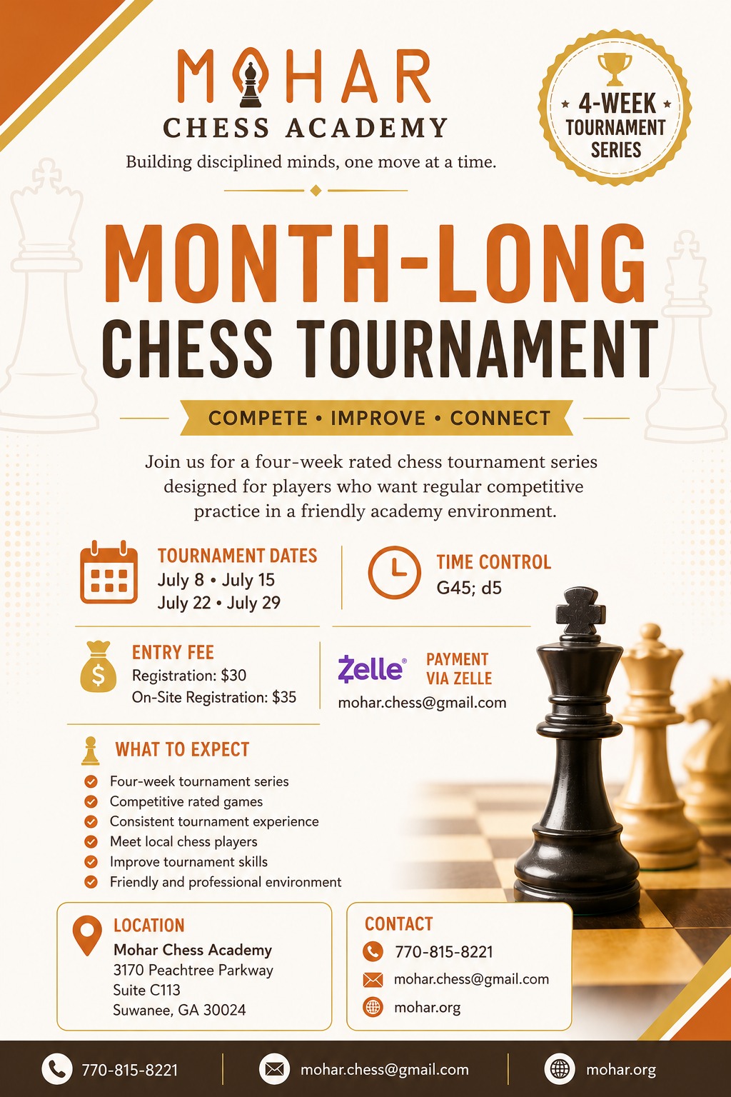 MoharChess event flyer 3